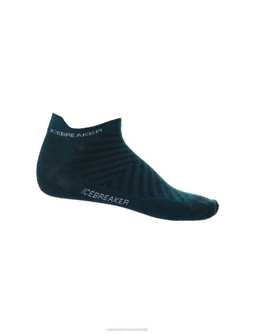 Icebreaker Heren merino run+ ultralichte microsokkengroene glorie/sneeuw XXNJ265 accessoires