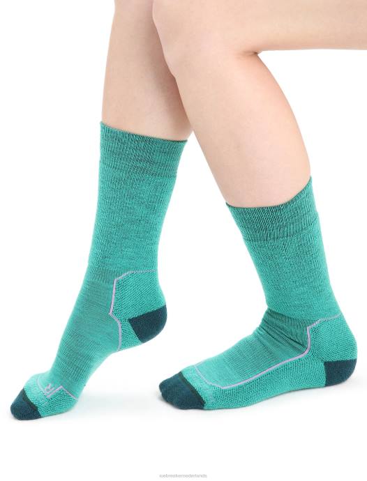 Icebreaker vrouwen Merino Hike+ medium ronde sokkenfrisse/groene glorie XXNJ764 accessoires