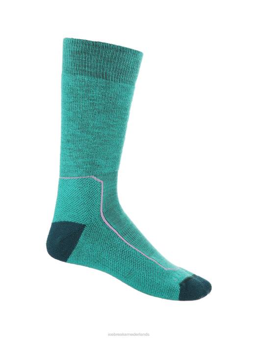 Icebreaker vrouwen Merino Hike+ medium ronde sokkenfrisse/groene glorie XXNJ764 accessoires