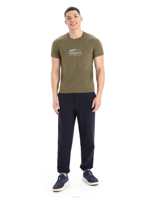 Icebreaker Heren echte fleece merino dalston joggingbroekmiddernacht marine XXNJ407 kleding