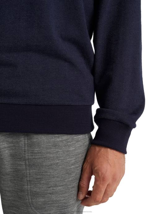 Icebreaker Heren merino centraal sweatshirt met lange mouwenmiddernacht marine XXNJ496 kleding