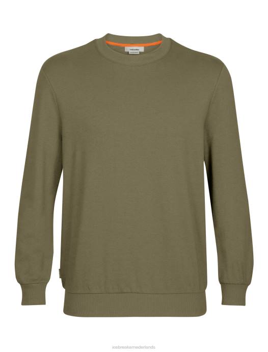 Icebreaker Heren merino central ii sweatshirt met lange mouwenladen XXNJ221 kleding