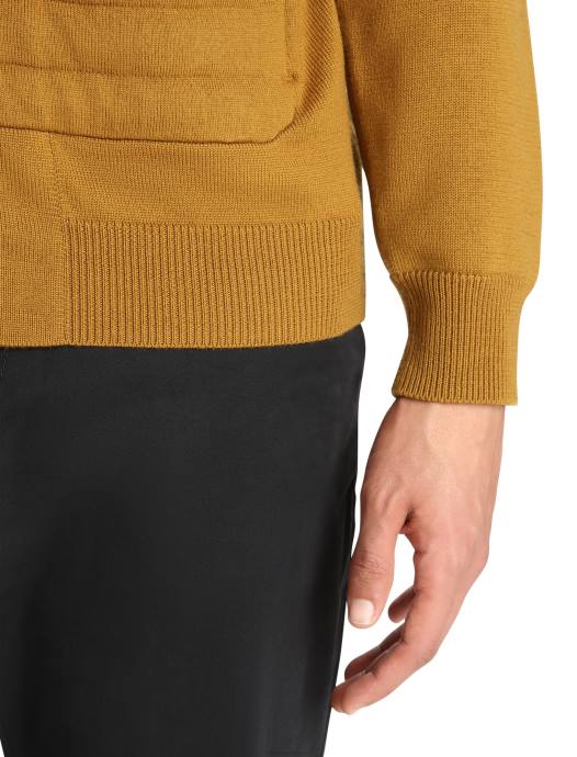 Icebreaker Heren city ​​label zoneknit merino geïsoleerde gebreide bomberkruidnagel XXNJ418 kleding