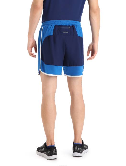 Icebreaker Heren zoneknit merino shortkoninklijke marine / lazuriet XXNJ399 kleding