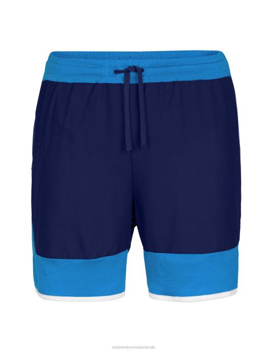 Icebreaker Heren zoneknit merino shortkoninklijke marine / lazuriet XXNJ399 kleding