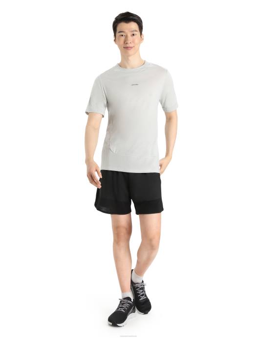 Icebreaker Heren zoneknit merino shortzwart XXNJ249 kleding