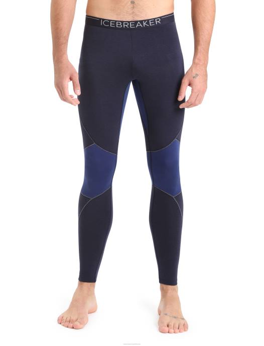 Icebreaker Heren bodyfitzone merino 260 zone thermische leggingmiddernacht marine/koninklijke marine XXNJ345 kleding