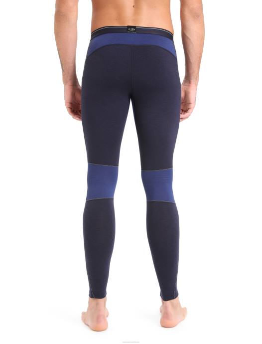 Icebreaker Heren bodyfitzone merino 260 zone thermische leggingmiddernacht marine/koninklijke marine XXNJ345 kleding