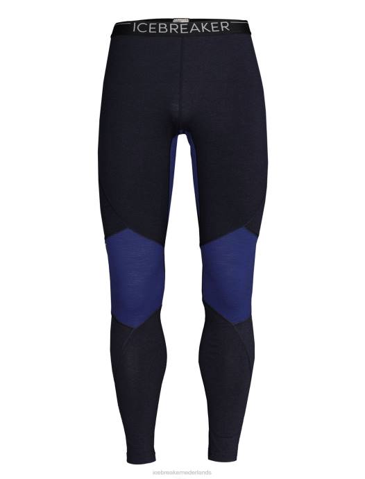 Icebreaker Heren bodyfitzone merino 260 zone thermische leggingmiddernacht marine/koninklijke marine XXNJ345 kleding