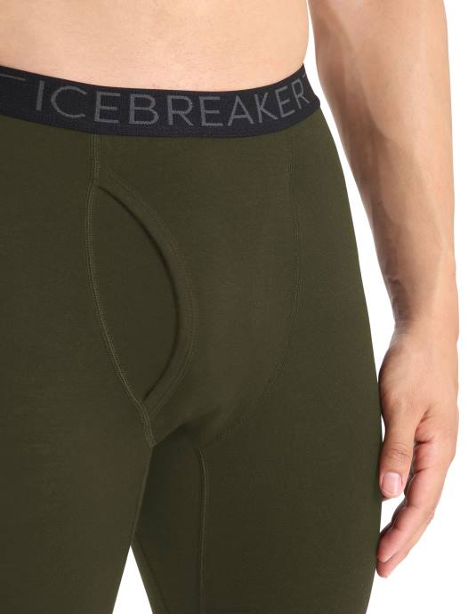 Icebreaker Heren merino 200 oasis legging met gulpladen XXNJ148 kleding