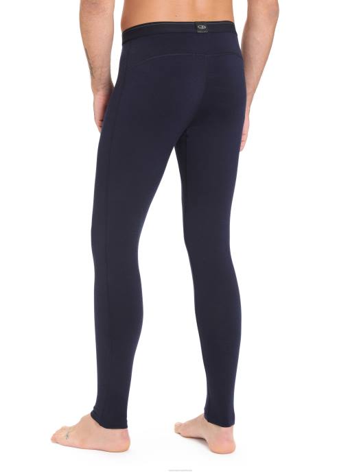 Icebreaker Heren merino 200 oasis legging met gulpmiddernacht marine XXNJ147 kleding