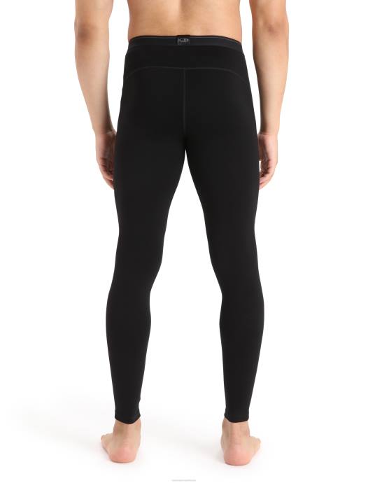 Icebreaker Heren merino 260 tech thermische legging met gulpzwart XXNJ158 kleding