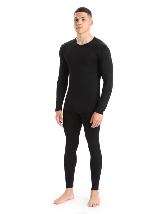 Icebreaker Heren merino 260 tech thermische legging met gulpzwart XXNJ158 kleding