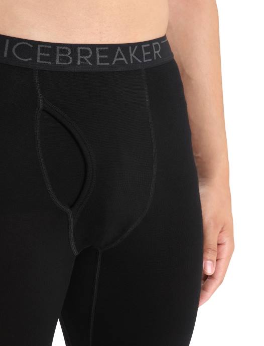 Icebreaker Heren merino 260 tech thermische legging met gulpzwart XXNJ158 kleding