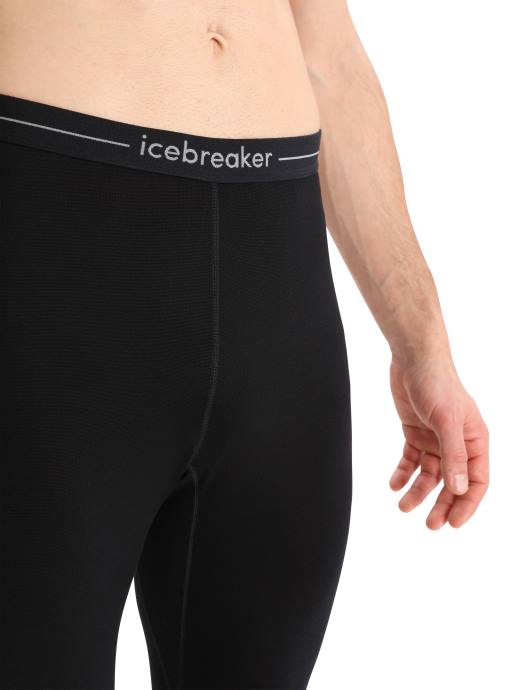 Icebreaker Heren merino 260 zoneknit merino thermische leggingzwart/jet heide XXNJ182 kleding