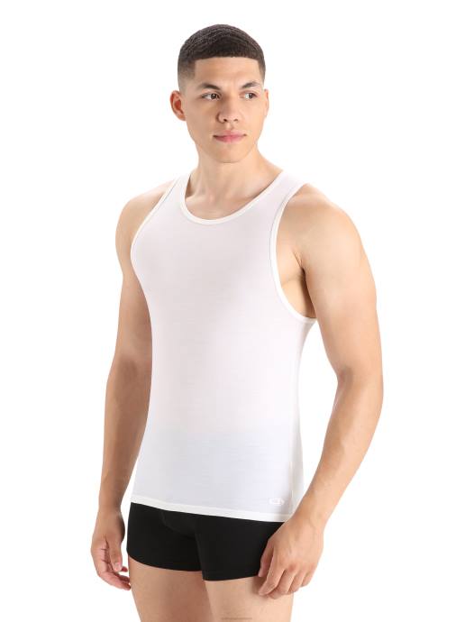 Icebreaker Heren Merino anatomica tanktopsneeuw XXNJ126 kleding