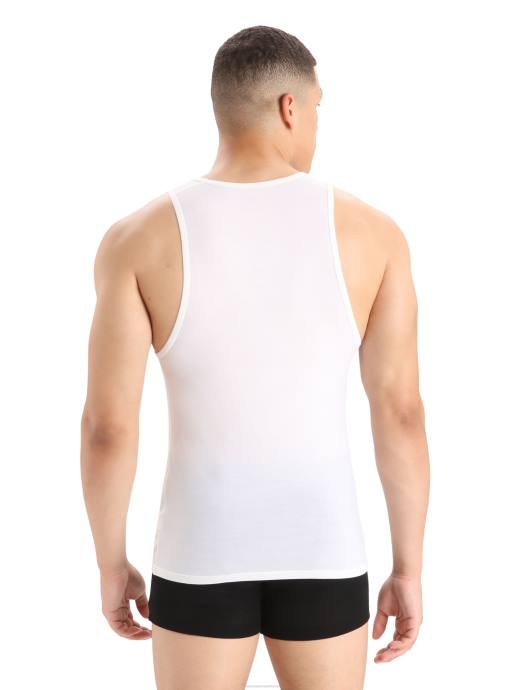 Icebreaker Heren Merino anatomica tanktopsneeuw XXNJ126 kleding