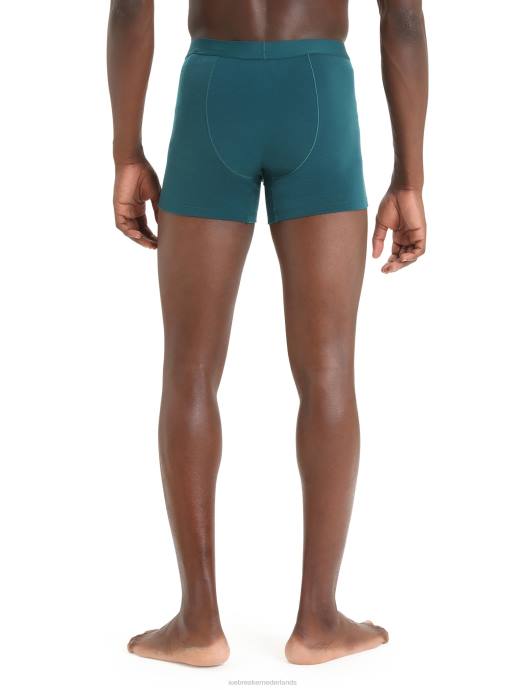 Icebreaker Heren cool-lite merino anatomica boxershortgroene glorie XXNJ104 kleding