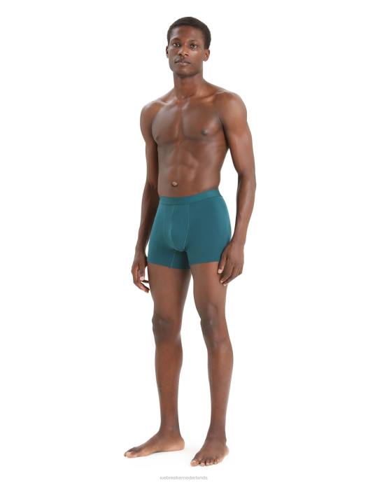 Icebreaker Heren cool-lite merino anatomica boxershortgroene glorie XXNJ104 kleding