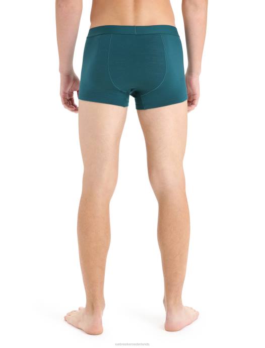 Icebreaker Heren cool-lite merino anatomica boxershortgroene glorie XXNJ117 kleding