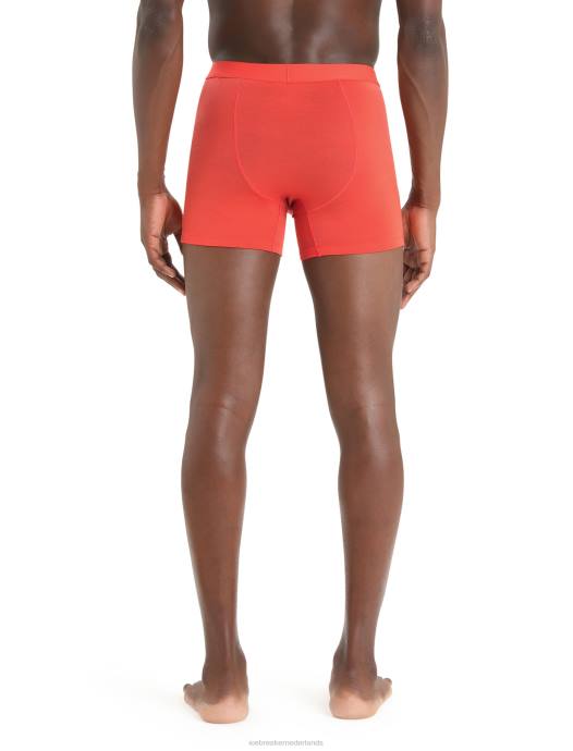 Icebreaker Heren cool-lite merino anatomica boxershortlevendige aarde XXNJ105 kleding