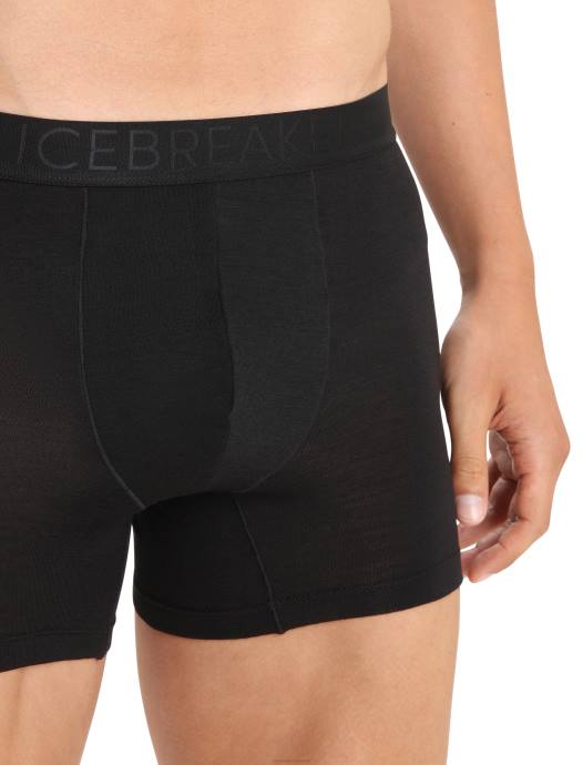 Icebreaker Heren cool-lite merino anatomica boxershortzwart XXNJ101 kleding