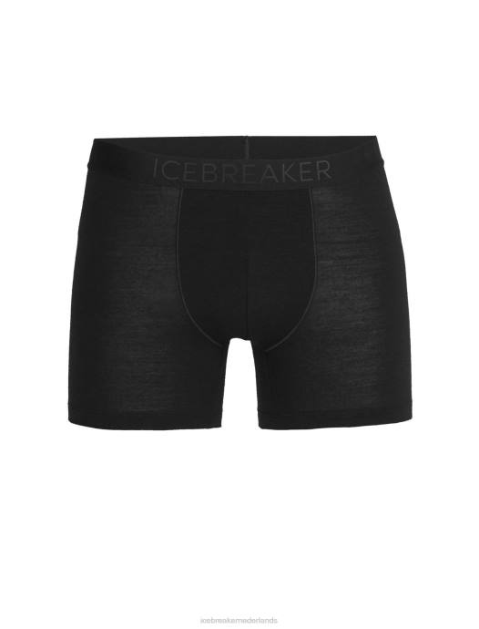 Icebreaker Heren cool-lite merino anatomica boxershortzwart XXNJ101 kleding