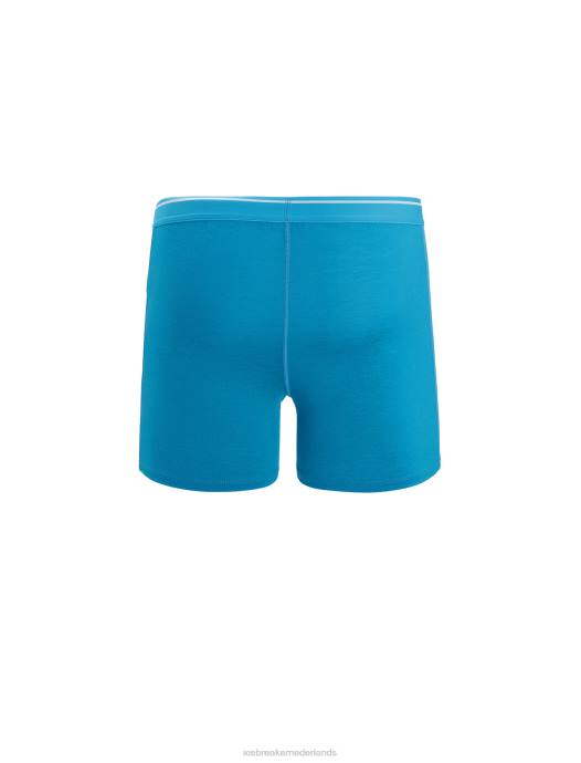 Icebreaker Heren merino anatomica boxershort met gulpgeo-blauw XXNJ100 kleding