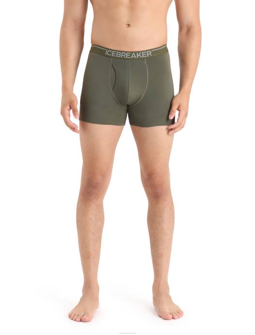 Icebreaker Heren merino anatomica boxershort met gulpladen XXNJ98 kleding