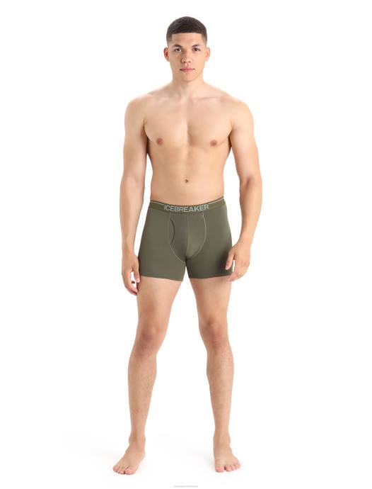 Icebreaker Heren merino anatomica boxershort met gulpladen XXNJ98 kleding