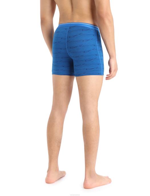 Icebreaker Heren merino anatomica boxershort met gulplazuriet/middernacht marine XXNJ99 kleding