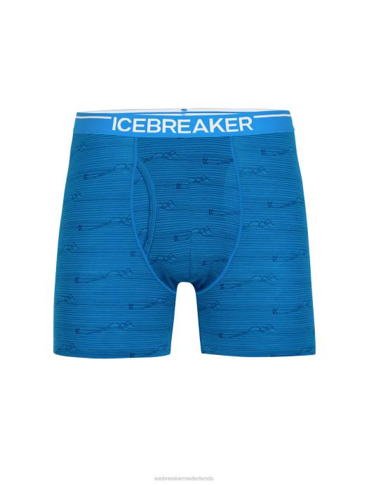 Icebreaker Heren merino anatomica boxershort met gulplazuriet/middernacht marine XXNJ99 kleding