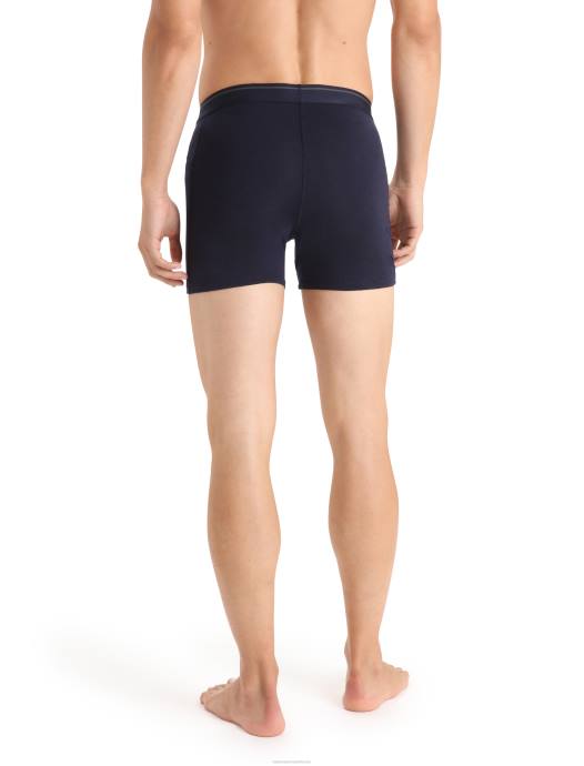 Icebreaker Heren merino anatomica boxershort met gulpmiddernacht marine XXNJ96 kleding