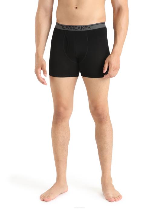 Icebreaker Heren merino anatomica boxershort met gulpzwart XXNJ94 kleding