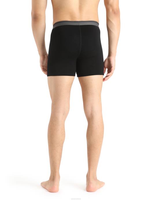 Icebreaker Heren merino anatomica boxershort met gulpzwart XXNJ94 kleding