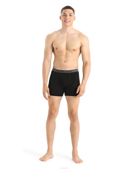 Icebreaker Heren merino anatomica boxershort met gulpzwart XXNJ94 kleding