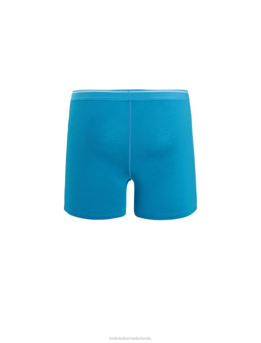 Icebreaker Heren merino anatomica boxershortsgeo-blauw XXNJ112 kleding