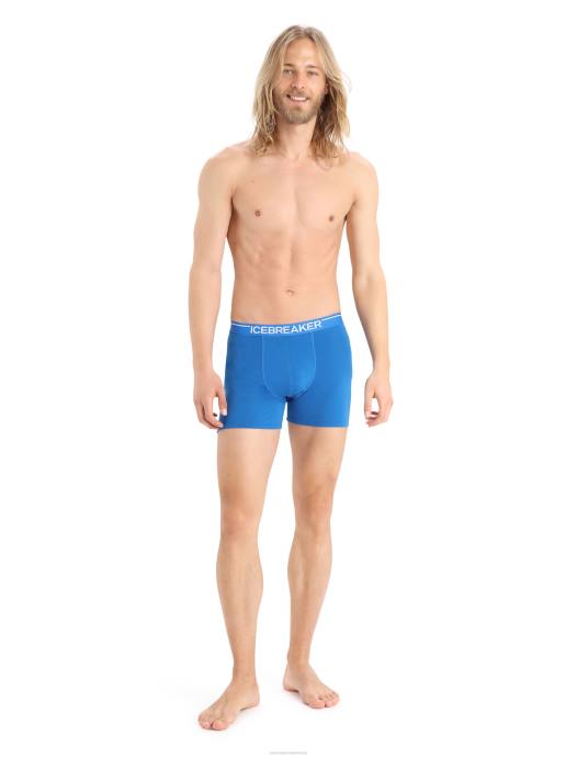 Icebreaker Heren merino anatomica boxershortslazuriet XXNJ111 kleding