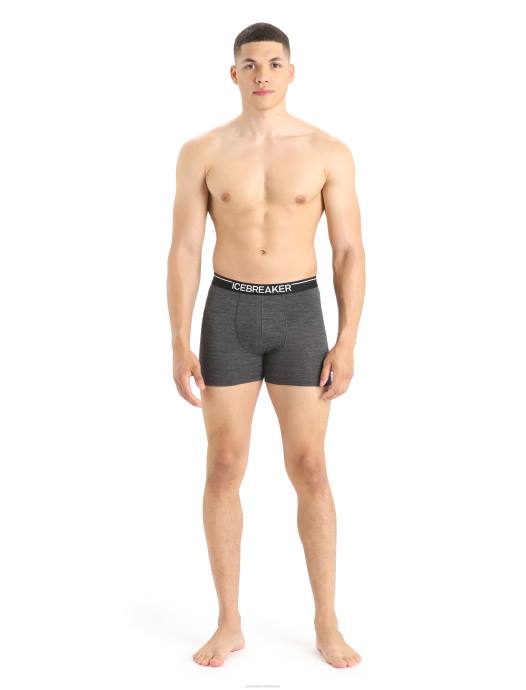 Icebreaker Heren merino anatomica boxershortsstraal heide XXNJ107 kleding