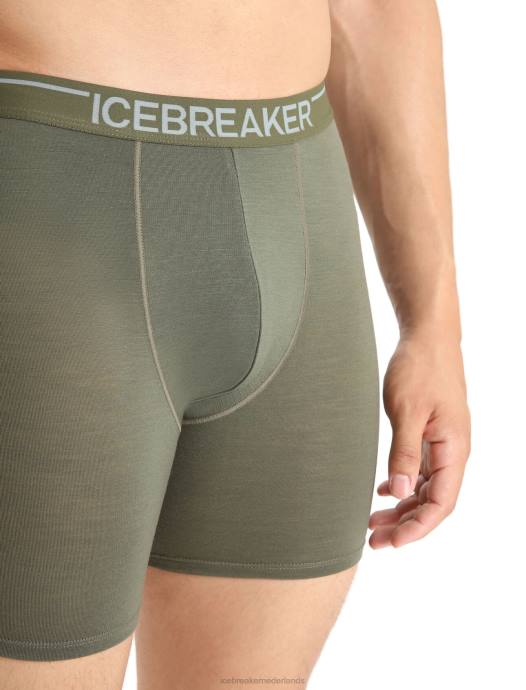 Icebreaker Heren merino anatomica lange boxershortladen XXNJ132 kleding