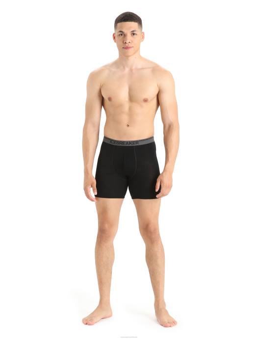 Icebreaker Heren merino anatomica lange boxershortzwart XXNJ131 kleding