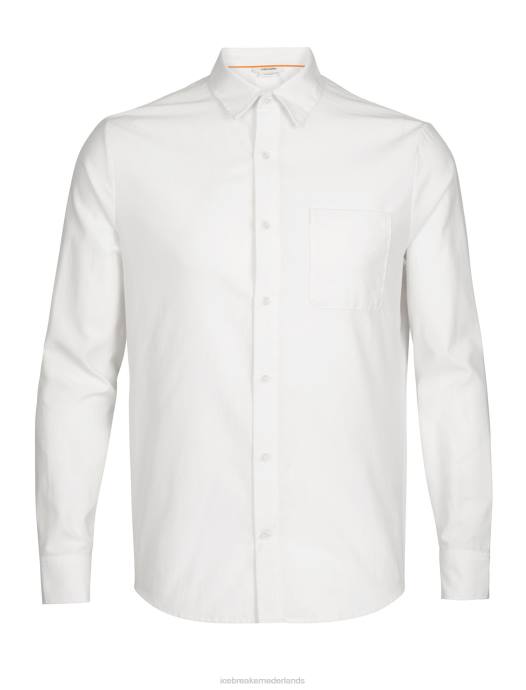 Icebreaker Heren merino berlijn shirt met lange mouwensneeuw XXNJ373 kleding