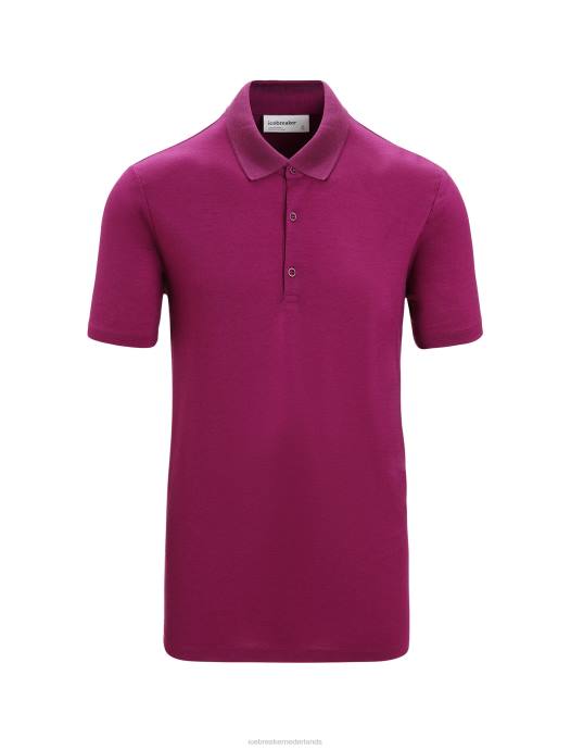 Icebreaker Heren Merino tech lite ii polo met korte mouwenga bes XXNJ42 kleding