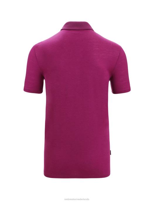 Icebreaker Heren Merino tech lite ii polo met korte mouwenga bes XXNJ42 kleding