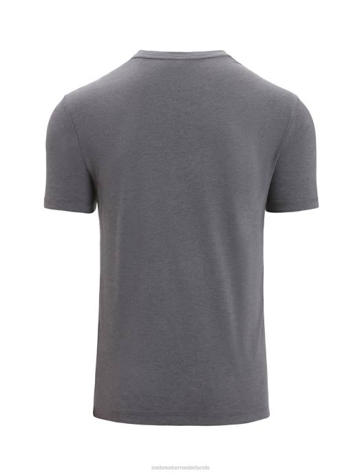 Icebreaker Heren merino centraal klassiek T-shirt met korte mouwen otter paddlemoesson XXNJ62 kleding