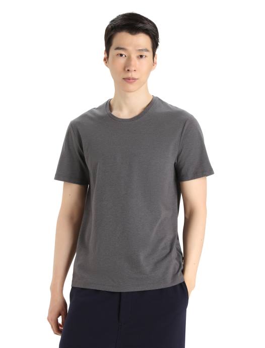 Icebreaker Heren merino centraal klassiek T-shirt met korte mouwenmoesson XXNJ49 kleding