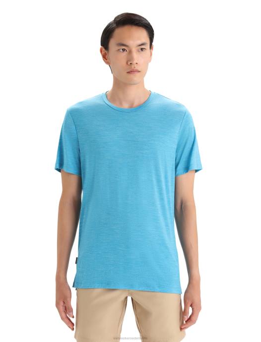 Icebreaker Heren merino sphere ii T-shirt met korte mouwengeo blauwe heide XXNJ6 kleding