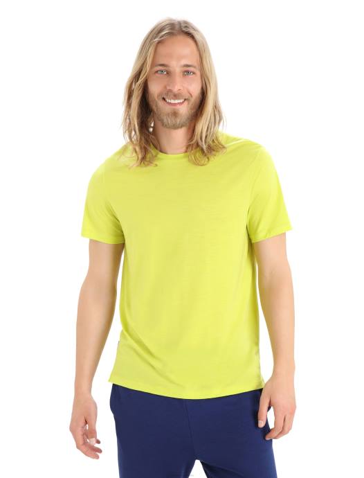 Icebreaker Heren merino sphere ii T-shirt met korte mouwenschijnen XXNJ386 kleding