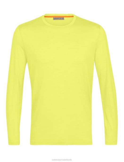 Icebreaker Heren merino sphere ii T-shirt met lange mouwenschijnen XXNJ442 kleding