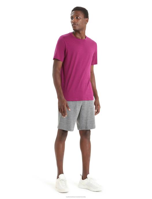 Icebreaker Heren merino tech lite ii T-shirt met korte mouwenga bes XXNJ28 kleding